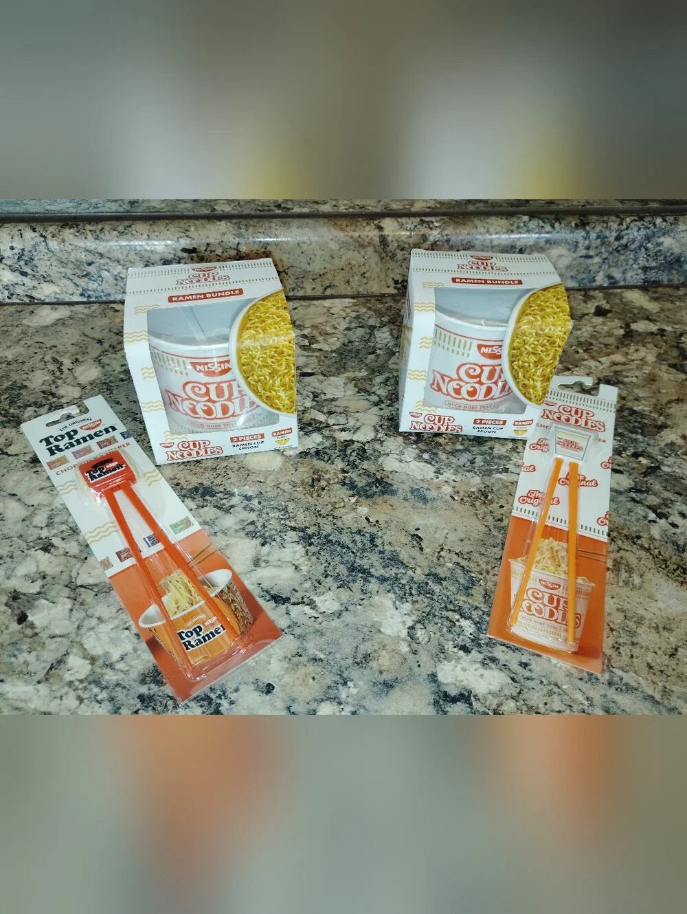 ISSI Cup Noodles Orange Chopsticks & Cup Gift Set